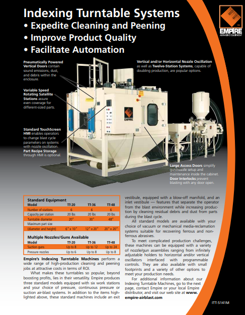 Indexing Turntable Systems