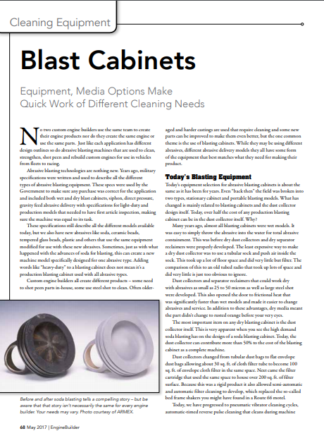 Blast Cabinets Article
