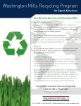 Washington Mills Recycling Program